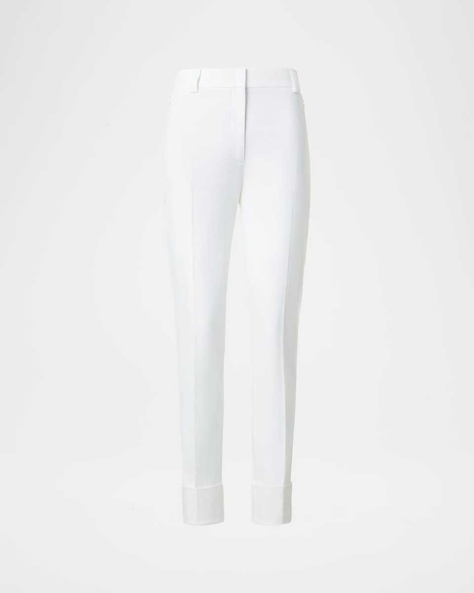 Maxima Cotton Denim Stretch Cropped Pants
